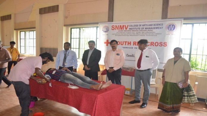 SNMV College Blood Donation Camp